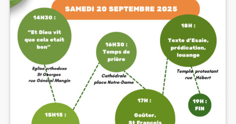 Temps pour la création. Balade spirituelle